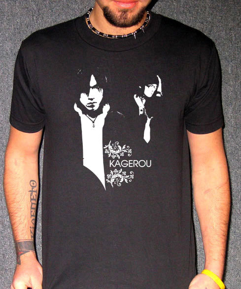 KAGEROU visual kei japan j-rock band metal BW SHIRT