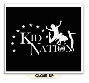 KID NATION reality tv show television retro BW SHIRT