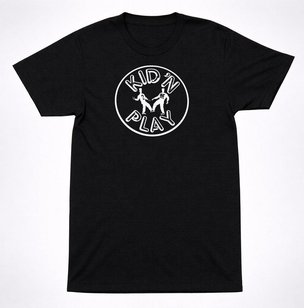 Kid 'N Play Circle Logo Shirt Classic Hip Hop Rap Duo Graphic Shirt