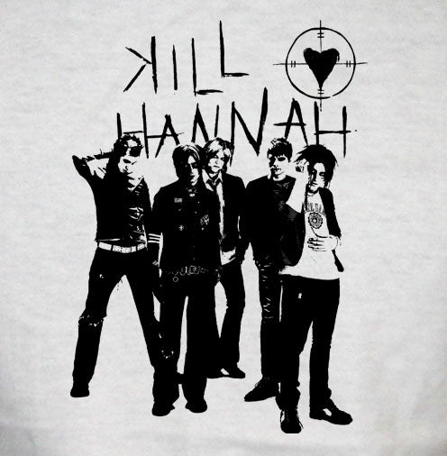 KILL HANNAH BAND MEMBERS emo concert rock punk WB SHIRT