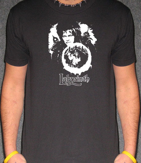 LABYRINTH david bowie jim henson retro vintage BW SHIRT