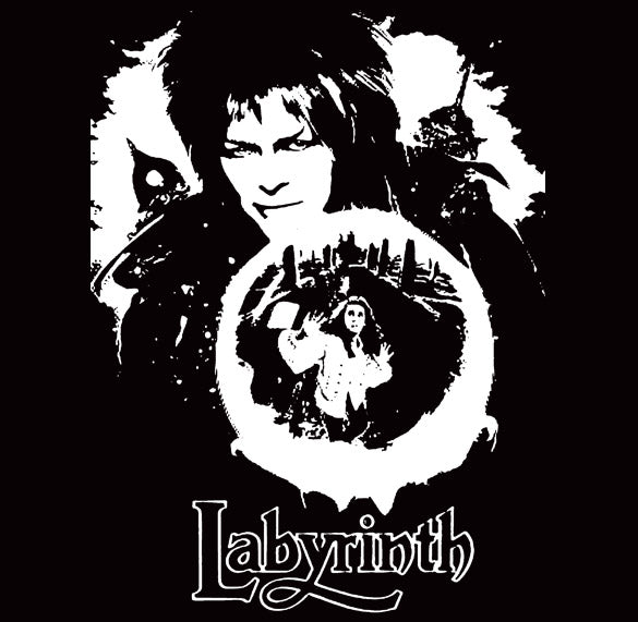 LABYRINTH david bowie jim henson retro vintage BW SHIRT