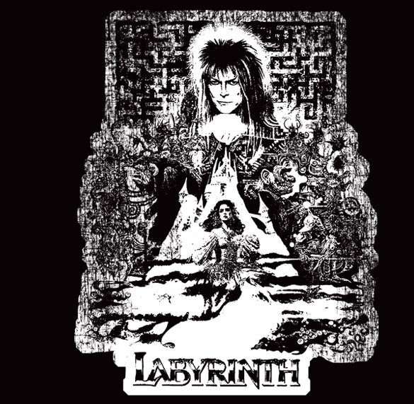 Labyrinth Montage T-Shirt – David Bowie Retro Vintage Movie Tee