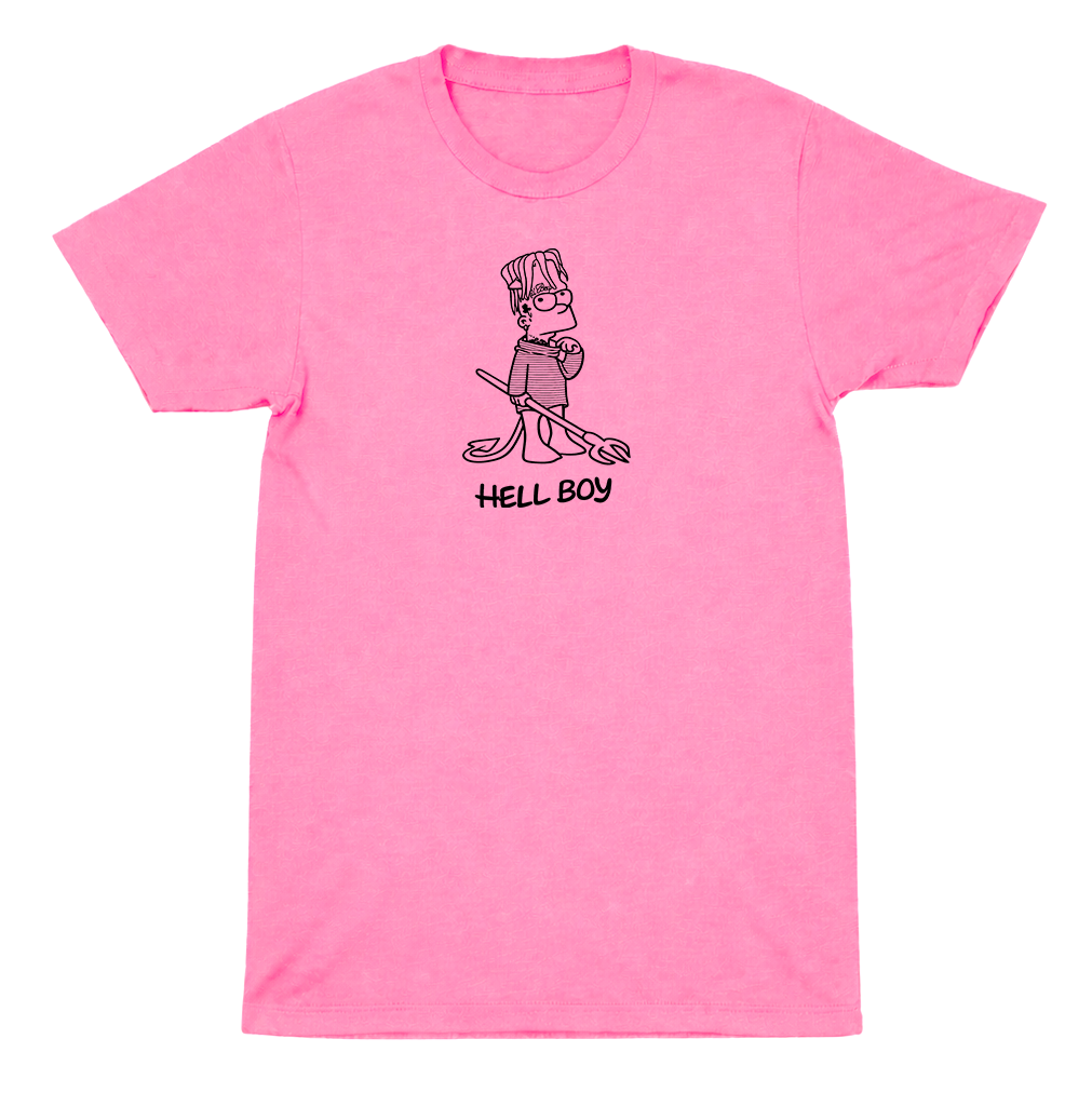 Lil Peep Hellboy T-Shirt | Emo Rap Goth Trap Hip Hop Streetwear Fan Tee