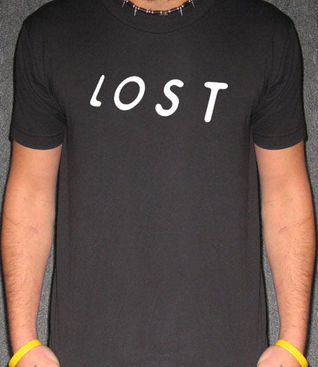 LOST TEXT tv show drama television season action SHIRT