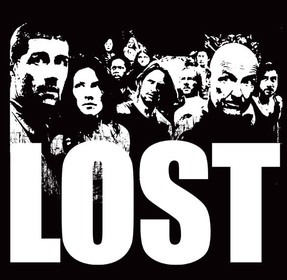 LOST FACES tv show drama television season BW SHIRT