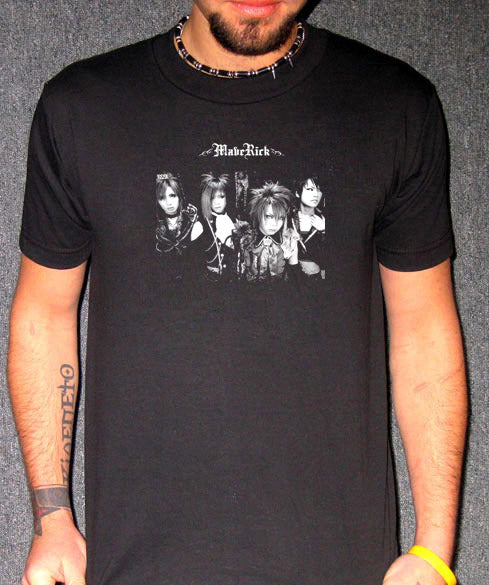 MAVERICK BAND j-rock japanese visual kei metal BW SHIRT