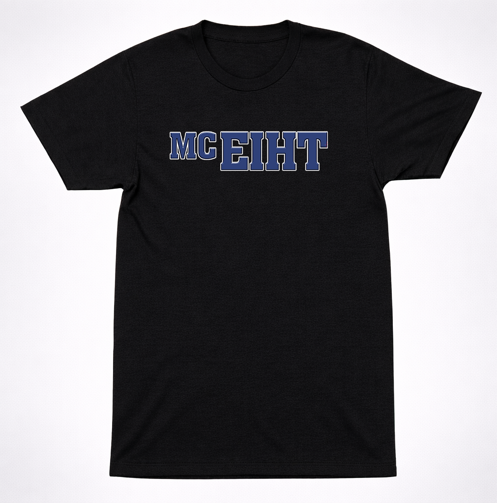 MC Eiht Classic Logo Shirt West Coast Hip Hop Rap Legend Graphic Shirt
