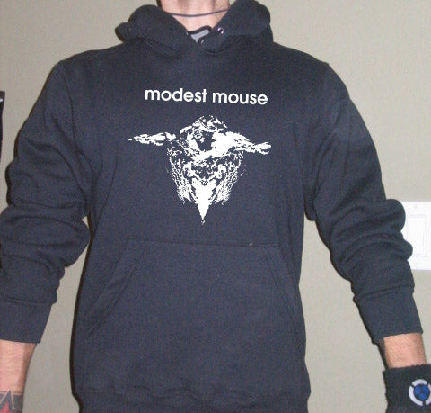 MODEST MOUSE OFFICIAL CD indie band rock emo BW HOODIE