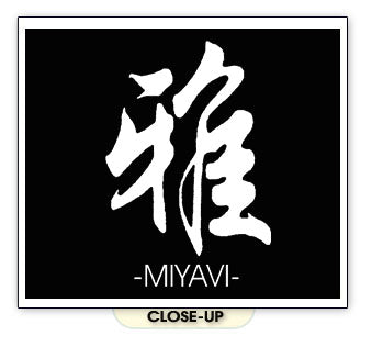 MIYAVI SIGNATURE band jrock japanese japan BW SHIRT