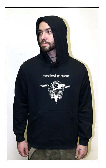 MODEST MOUSE OFFICIAL CD indie band rock emo BW HOODIE