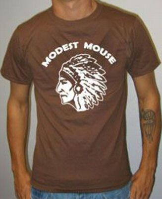 MODEST MOUSE INDIAN indie rock concert band BRW SHIRT