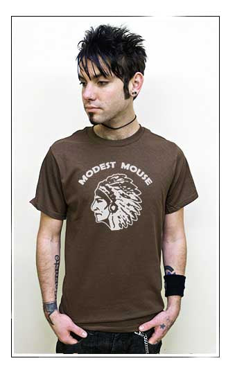 MODEST MOUSE INDIAN indie rock concert band BRW SHIRT