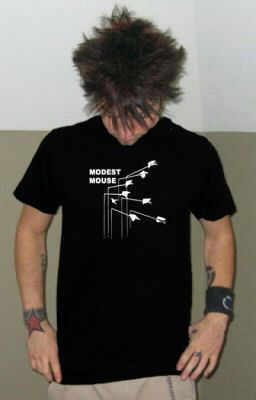 MODEST MOUSE DARTS music indie emo rock band BW SHIRT