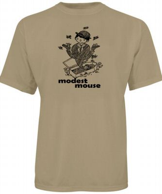 MODEST MOUSE COFFIN indie emo rock rare band KHB SHIRT