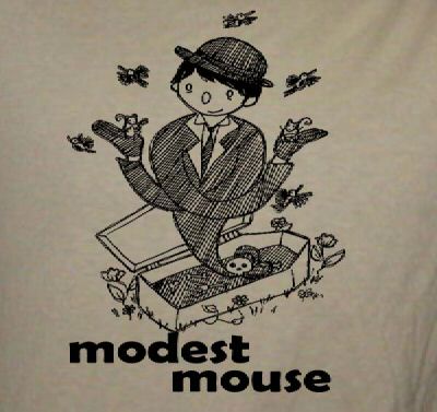 MODEST MOUSE COFFIN indie emo rock rare band KHB SHIRT