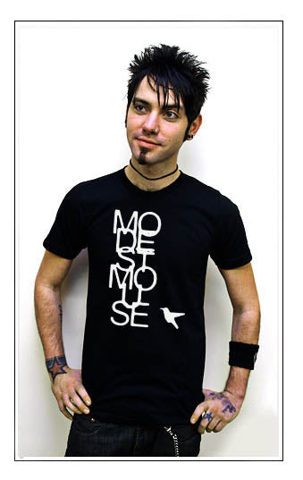 MODEST MOUSE VERTICAL TEXT indie emo rock band BW SHIRT