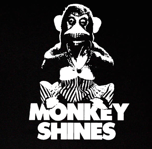 MONKEY SHINES horror retro vintage film movie BW SHIRT