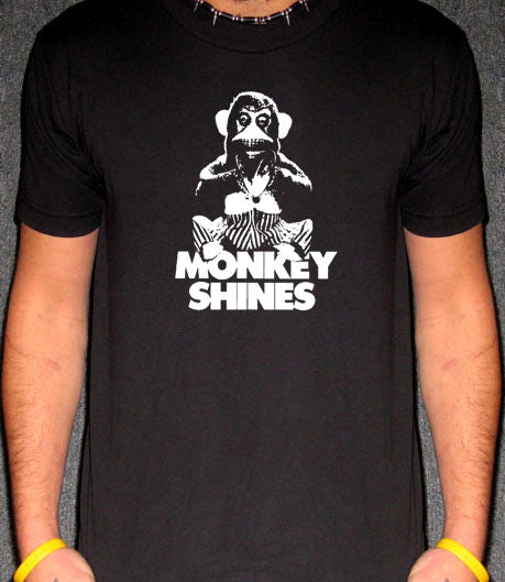 MONKEY SHINES horror retro vintage film movie BW SHIRT