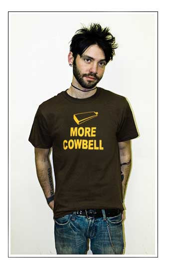 MORE COWBELL snl blue oyster cult reaper funny BY SHIRT