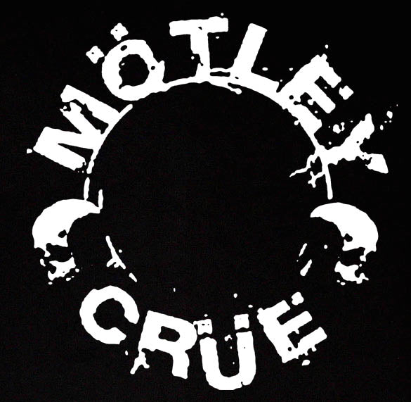 MOTLEY CRUE band glam concert metal nikki sixx BW SHIRT