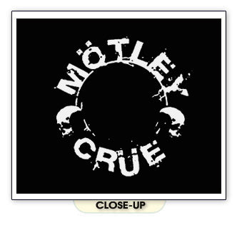 MOTLEY CRUE band glam concert metal nikki sixx BW SHIRT