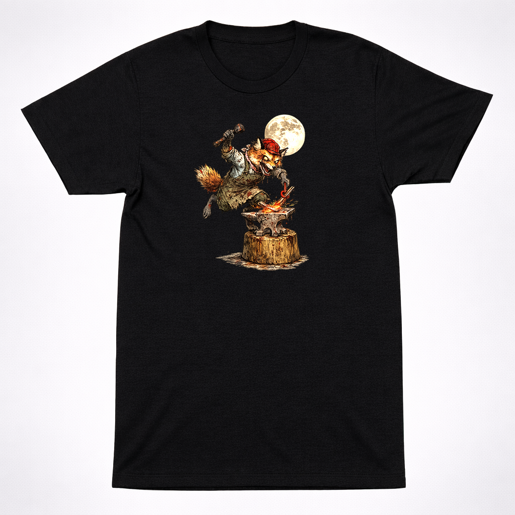 Horror Mr Fix It Fox Shirt Richard Scarry Blacksmith Creepy Kids Book Tee