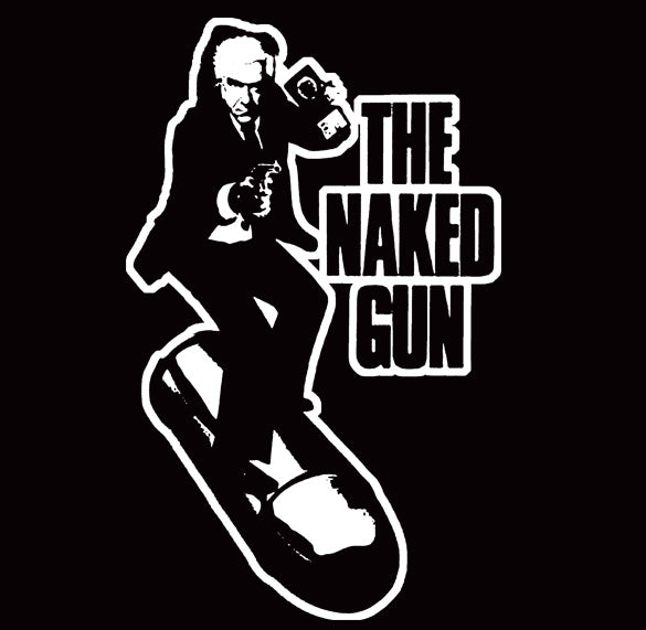 THE NAKED GUN slapstick comedy funny retro BW SHIRT