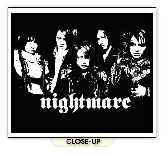 NIGHTMARE visual kei japan jrock concert rock BW SHIRT