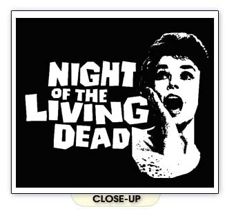 NIGHT OF THE LIVING DEAD SCREAM horror classic BW SHIRT