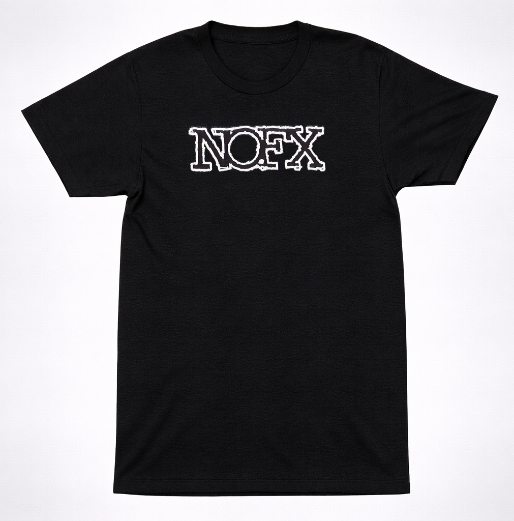 NOFX Logo T-Shirt – Classic Punk Rock Band Tee Black