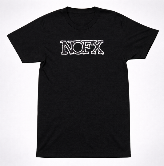 NOFX Logo T-Shirt – Classic Punk Rock Band Tee Black