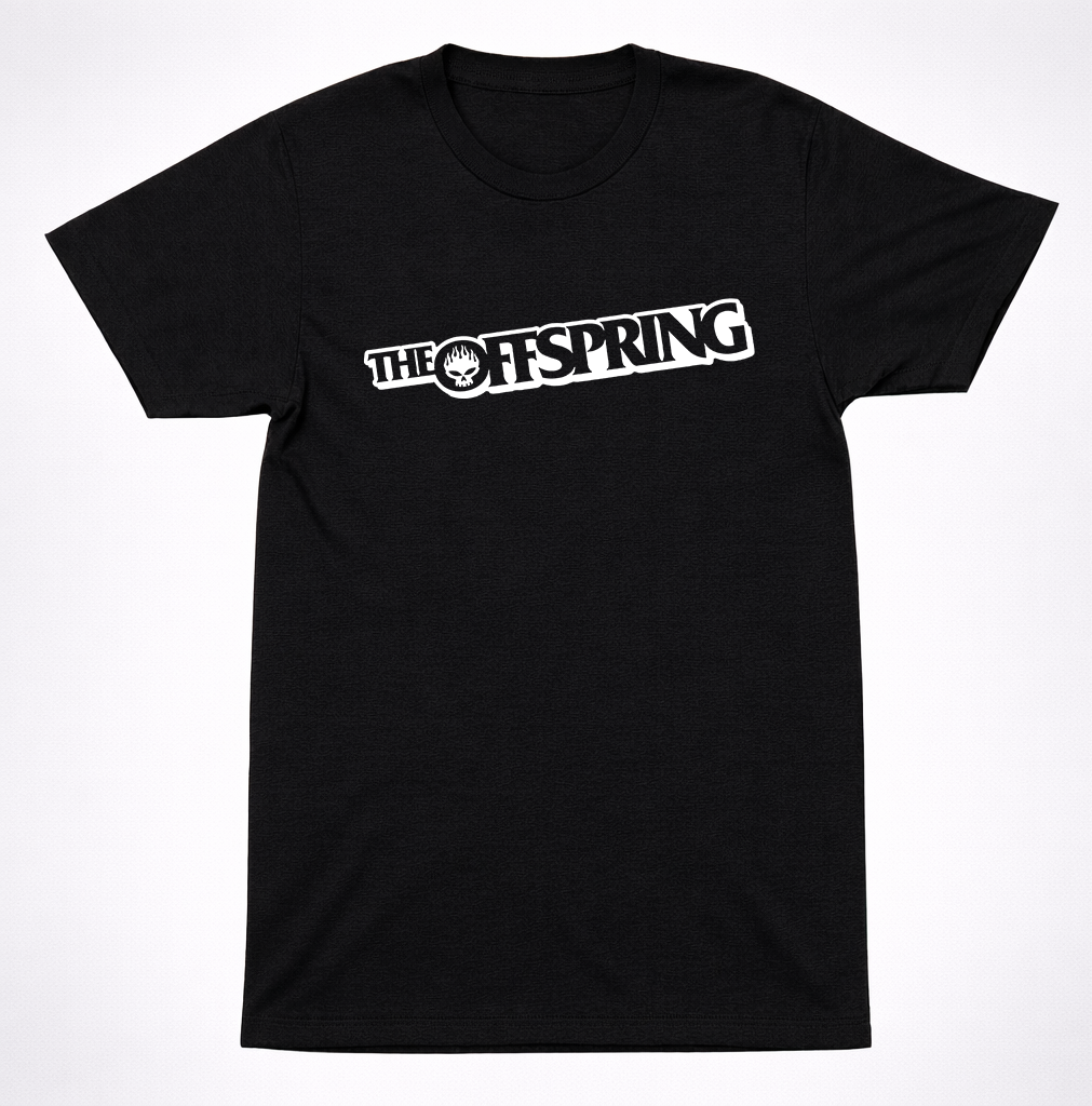 The Offspring Skull-O Logo Punk Rock T-Shirt Classic 90s SoCal Band Tee