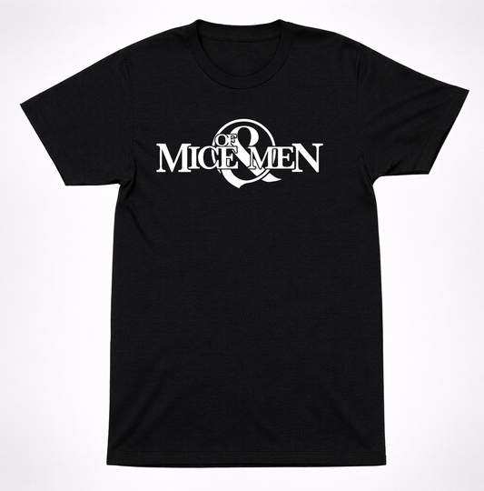 Of Mice & Men Logo T-Shirt | Metalcore Band Heavy Music Classic Black Tee