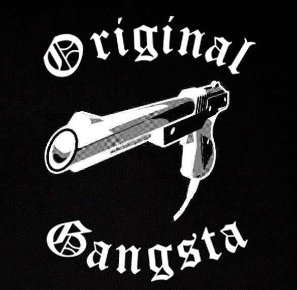 ORIGINAL GANGSTA light gun nintendo duck hunt emo SHIRT