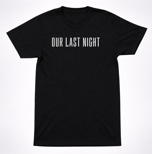 Our Last Night Logo T-Shirt – Alternative Metal Band Tee Black