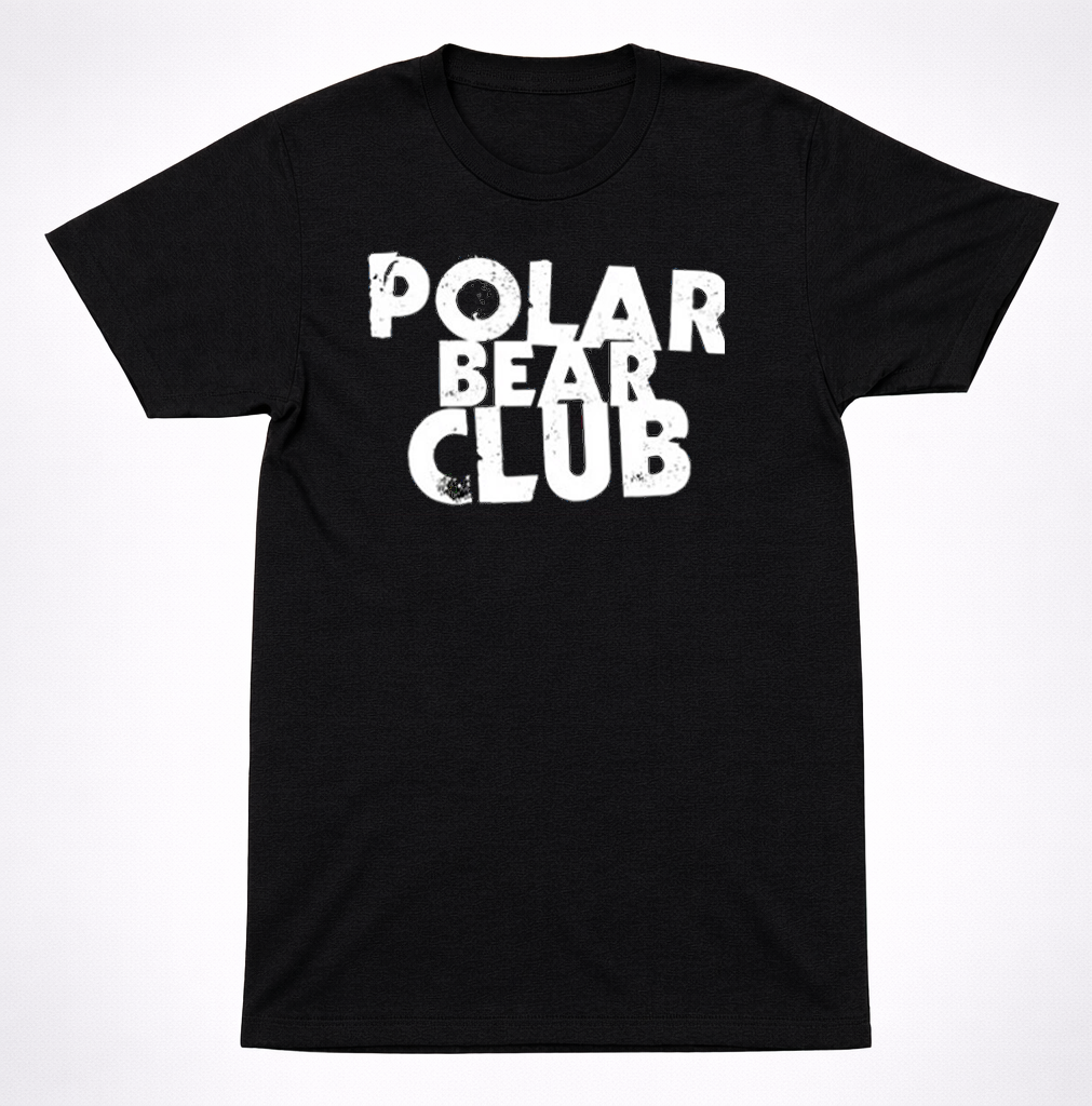 Polar Bear Club Block Logo T-Shirt – Post-Hardcore Band Tee Black
