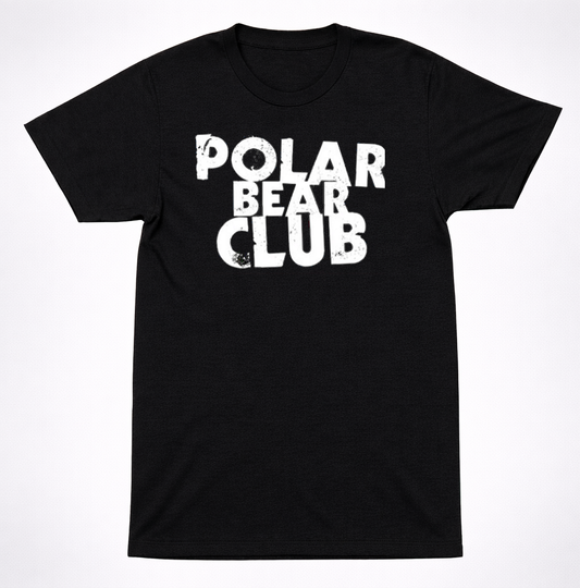 Polar Bear Club Block Logo T-Shirt – Post-Hardcore Band Tee Black