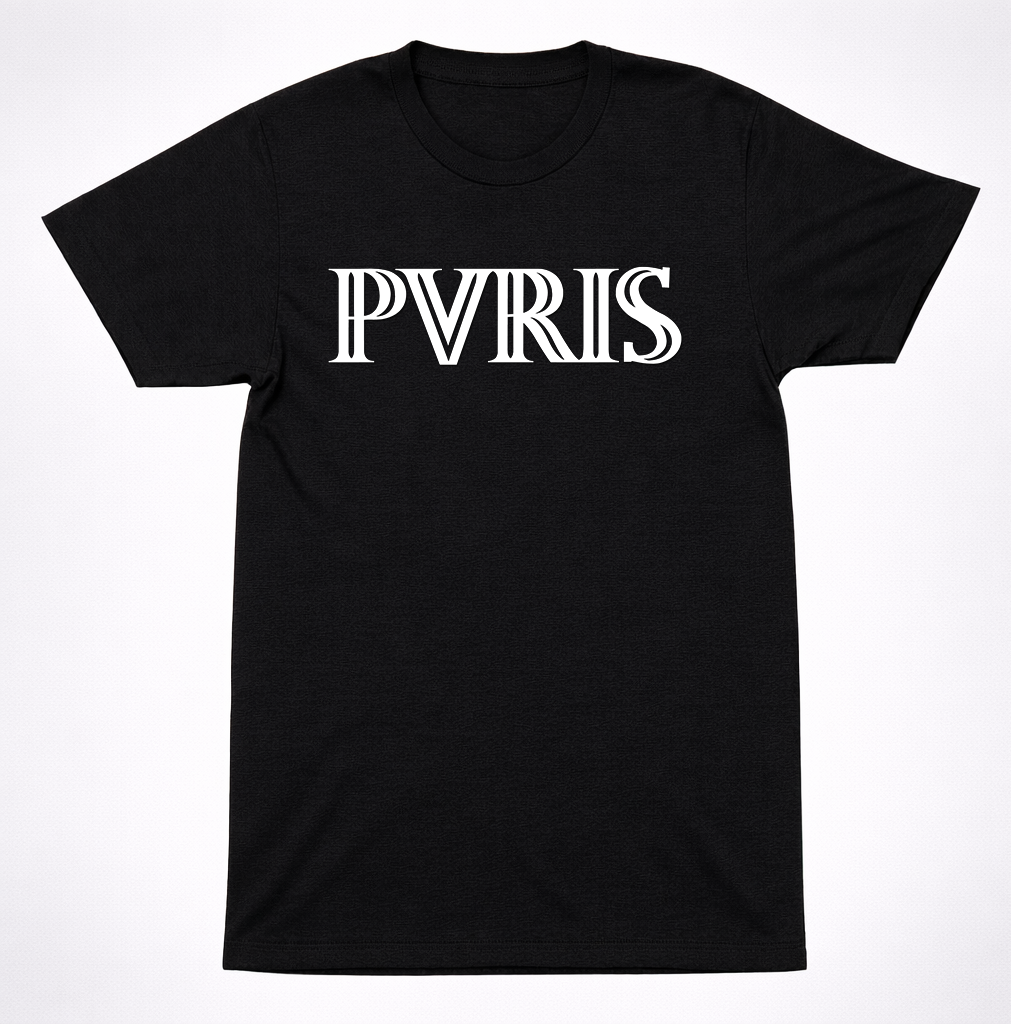 PVRIS Logo T-Shirt – Minimal Alt Rock Band Tee Black