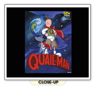 QUAIL MAN DOUG funny nickelodeon retro cartoon BT SHIRT