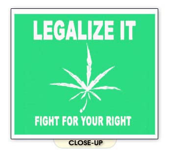 LEGALIZE IT FIGHT FOR YOUR RIGHT pot weed drug GW SHIRT