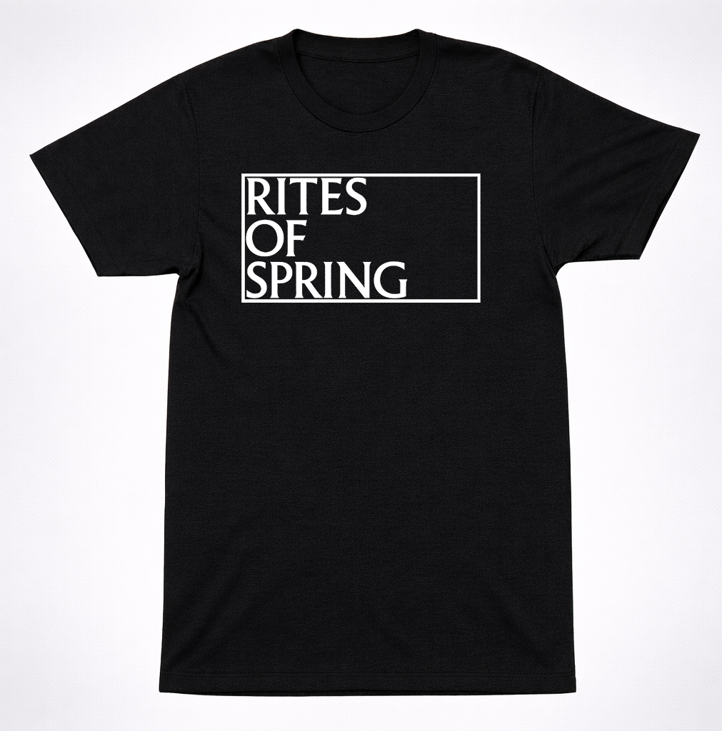 Rites of Spring Box Logo Square T-Shirt DC Hardcore Emo Punk Band Tee