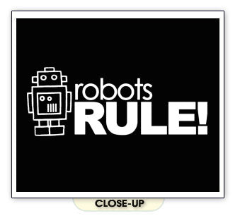 ROBOTS RULE funny science future emo japan sweet SHIRT