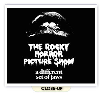 ROCKY HORROR PICTURE SHOW LIPS cult clasic hip BW SHIRT