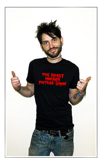 ROCKY HORROR PICTURE SHOW TEXT cult retro film BR SHIRT