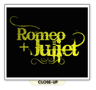 ROMEO & JULIET R+J shakespeare theatre film BY SHIRT