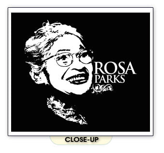 ROSA PARKS civil rights activist equality bus BW SHIRT