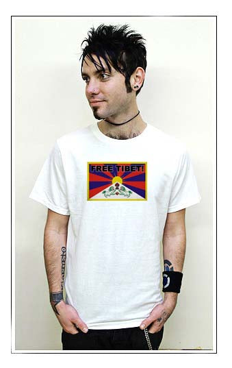 SAVE TIBET freedom culture help protest free WT SHIRT