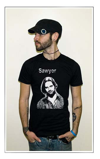 LOST SAWYER drama television tv cult action BW SHIRT