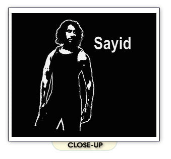 LOST SAYID season popular drama television tv BW SHIRT